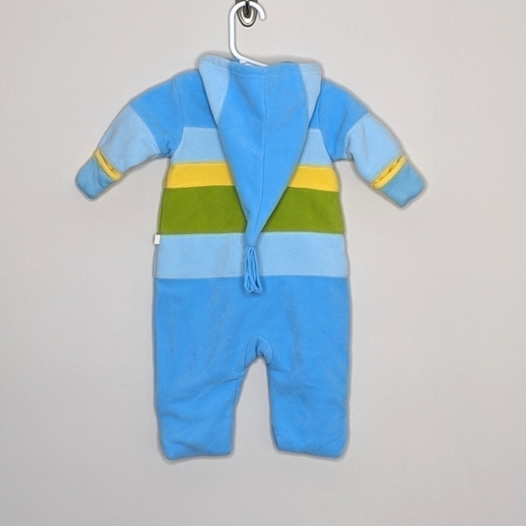 Oshkosh Fleece Stripe Bunting Snowsuit 3-6m - Picture 2 of 6